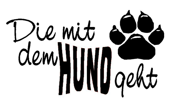 IKS24 SoftshellJacke &quot;Die mit dem Hund geht&quot;